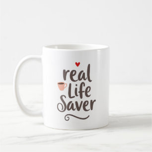 Personalisierter Lebensretter Kaffeetasse