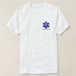 Personalisierter Lebensstern Weiß EMS, EMT T-Shirt