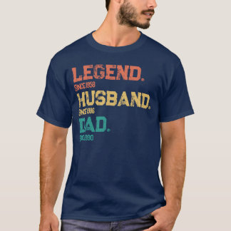 Personalisierter Legend Husband Vater - Benutzerde T-Shirt