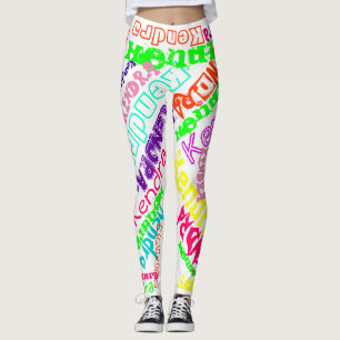 Personalisierter Leggings-individueller Name Leggings