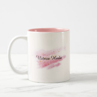 Personalisierter Lehrer-Dankeschön-Becher  Zweifarbige Tasse