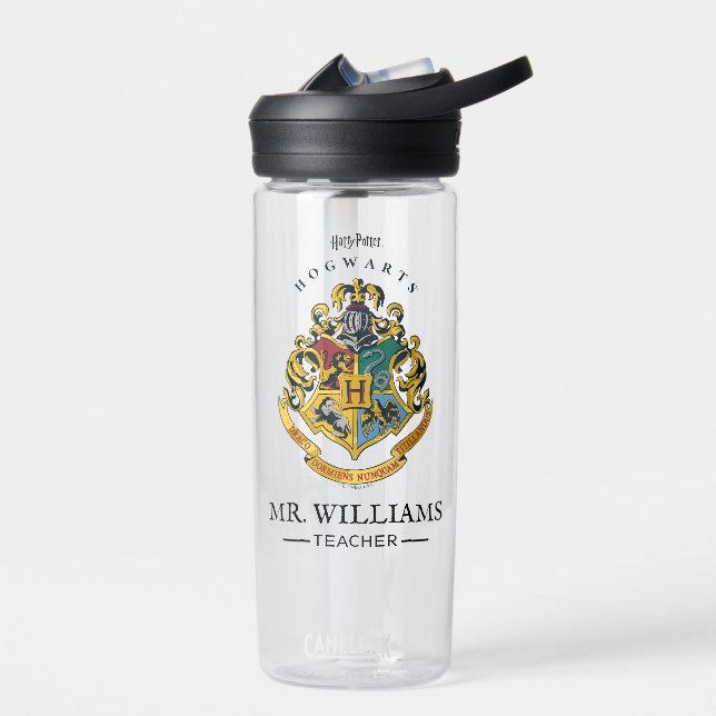 Personalisierter Lehrer | HARRY POTTER™-Abzeichen Trinkflasche (Links)