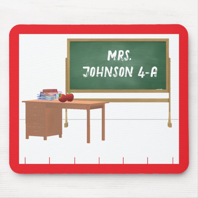Personalisierter Lehrer Mousepad (Vorne)