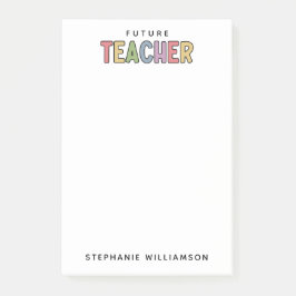 Personalisierter Lehrer - Niedlich Post-it Klebezettel