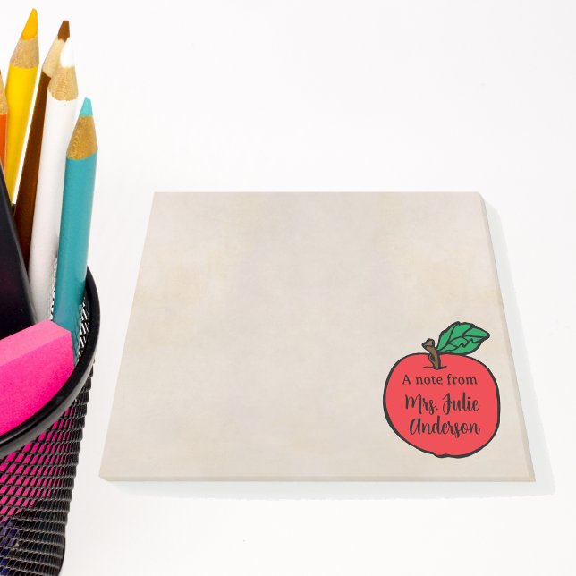 Personalisierter Lehrer Post-it Klebezettel (Von Creator hochgeladen)