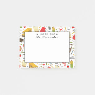 Personalisierter Lehrer  Post-it Klebezettel