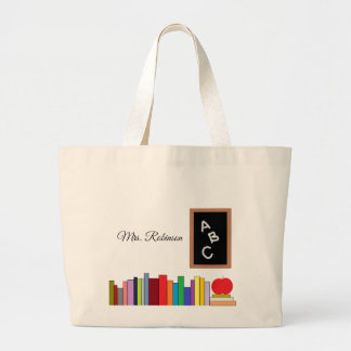 Personalisierter Lehrer-riesige Taschen-Tasche Jumbo Stoffbeutel