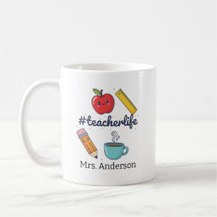 Personalisierter Lehrermug, Benutzerdefiniertes Le Kaffeetasse