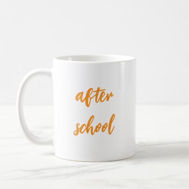 Personalisierter Lehrermug - Geschenk zum Schulbeg Kaffeetasse (Links)