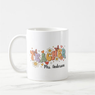 Personalisierter Lehrermug, individueller Lehrerge Kaffeetasse