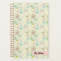 Personalisierter Lehrplaner mit Namen