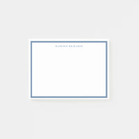 Personalisierter leichter Navy Blue Border