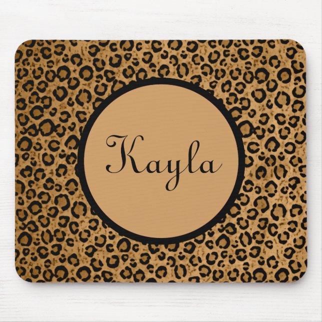 Personalisierter Leopard Mousepad (Vorne)