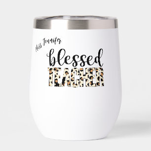 Personalisierter Leopard-Tigerdruck für gesegnete