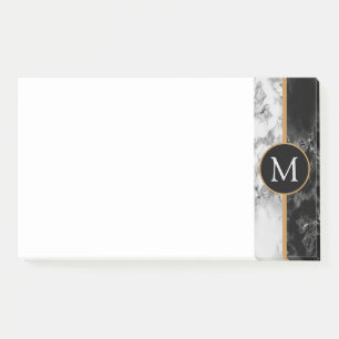 Personalisierter Letter Post Notizen Marmordesign