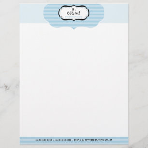 PERSONALISIERTER LETTERHEAD: schicke Boutique 3 Briefkopf