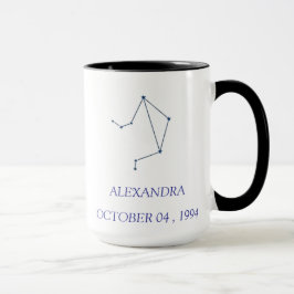 Personalisierter Libra-Sternbild-Becher - Benutzer Tasse