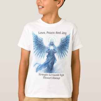 Personalisierter Liebe, Frieden und Freude Winter T-Shirt