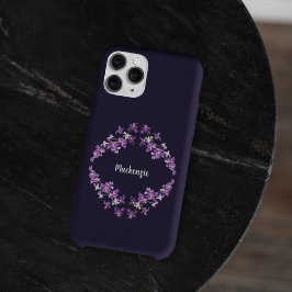 Personalisierter Lila Fall von Dendrobium Orchids Case-Mate iPhone 14 Hülle