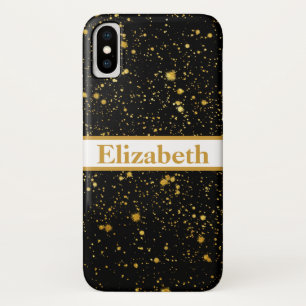 Personalisierter lila Glitter-Faux-Foil-Konfetti Case-Mate iPhone Hülle