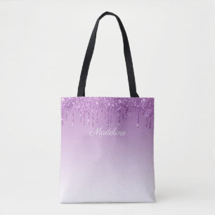 Personalisierter Lila Glitzer
