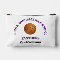Personalisierter lila High-School-Basketballspiele