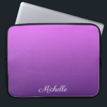 Personalisierter lila Ober Laptopschutzhülle<br><div class="desc">Personalisierter lila Ober</div>