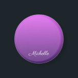 Personalisierter lila Ober Magnet<br><div class="desc">Personalisierter lila Ober</div>