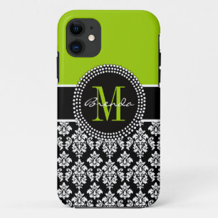Personalisierter Limoner grüner schwarzer iPhone 11 Hülle