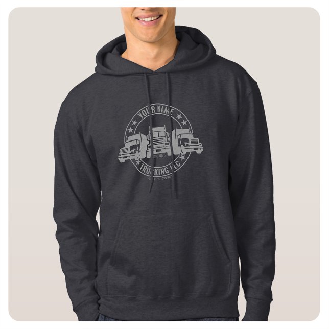 Personalisierter LKW Big Rig Semi LKW Hoodie (Von Creator hochgeladen)