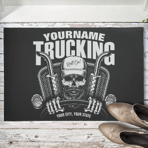 Personalisierter LKW-LKWs Big Rig Truck Fußmatte