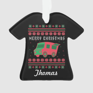 Personalisierter LKWs Ugg Weihnachtskraut Ornament