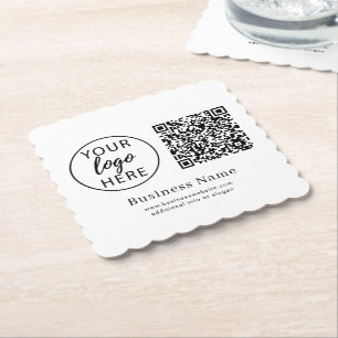 Personalisierter Logo-Scan für kleine Unternehmen Untersetzer