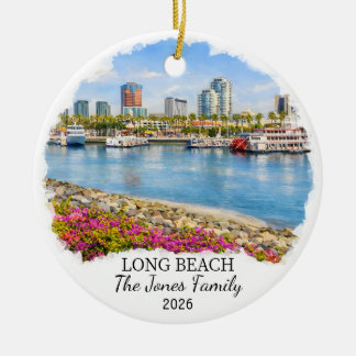 Personalisierter Long Beach Weihnachtsschmuck Benu