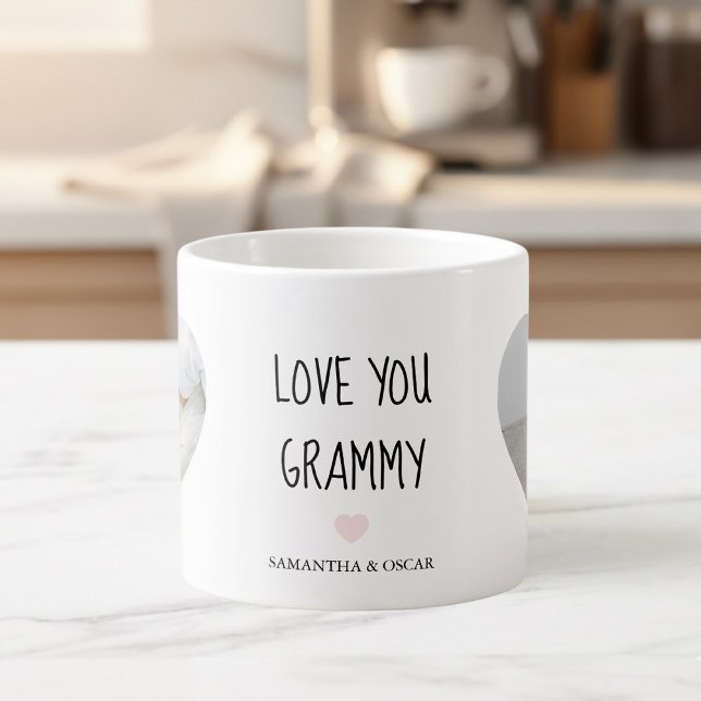 Personalisierter Love You Grammy | Maßgeschneidert Espressotasse (Von Creator hochgeladen)