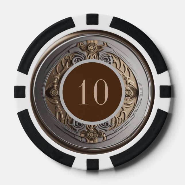 Personalisierter Lucky-Charme Pokerchips (Vorderseite)