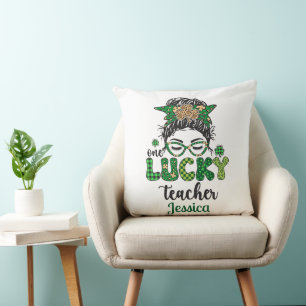 Personalisierter Lucky Teacher Kissen