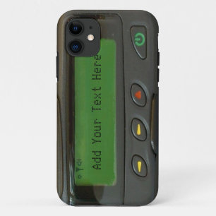 Personalisierter lustiger 90er Old School-Pager Case-Mate iPhone Hülle
