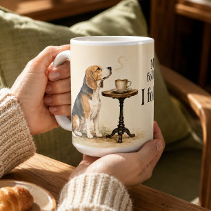 Personalisierter lustiger Beagle-Kaffee-Liebhaber Kaffeetasse