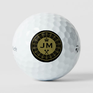 Personalisierter lustiger königlicher Golfball