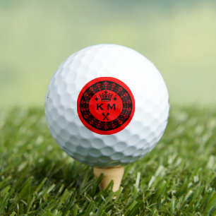 Personalisierter lustiger königlicher Golfball