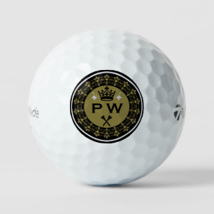 Personalisierter lustiger königlicher Golfball