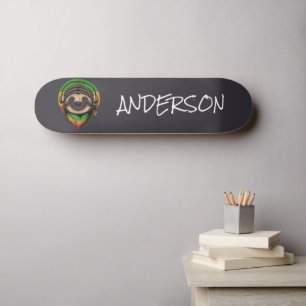 Personalisierter, lustiger niedlicher Schluck Skateboard