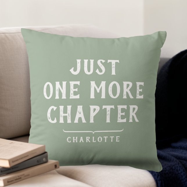 Personalisierter lustiger Spruch für Bücherliebhab Kissen (Von Creator hochgeladen)
