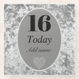 Personalisierter Luxus Samt Untersetzer Geschenk 1