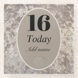 Personalisierter Luxus Samt Untersetzer Geschenk 1