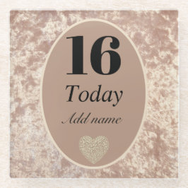 Personalisierter Luxus Samt Untersetzer Geschenk 1