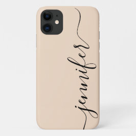 Personalisierter Mädchenname, Extravagantes Script Case-Mate iPhone Hülle