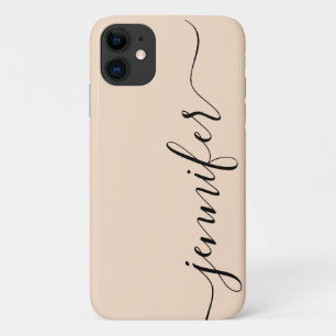 Personalisierter Mädchenname, Extravagantes Script Case-Mate iPhone Hülle