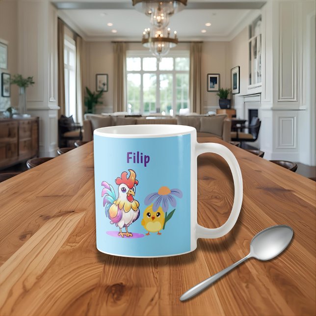 Personalisierter Magischer Hahn Becher Kaffeetasse (Von Creator hochgeladen)
